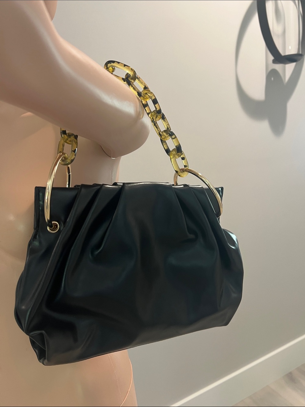 Small Black House of Want Handbag